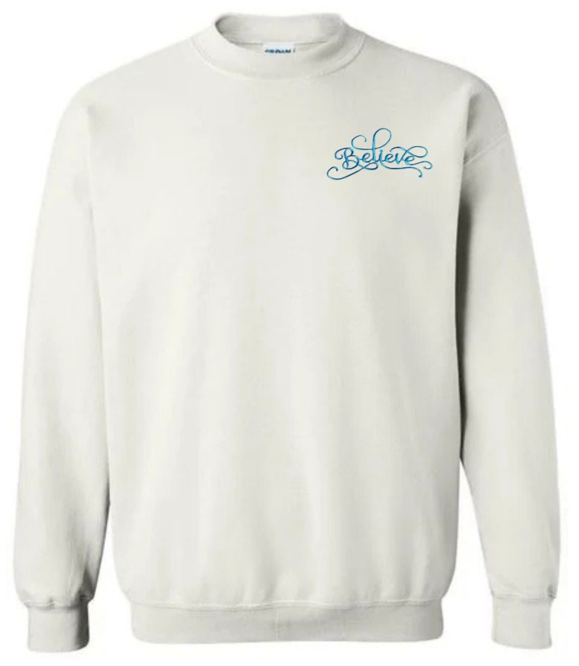 Believe Graphic Design Embroidery