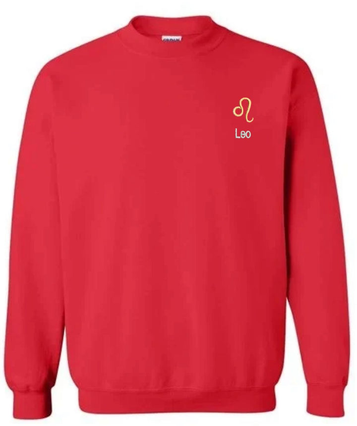 Leo Horescope Embroidery Hoodie