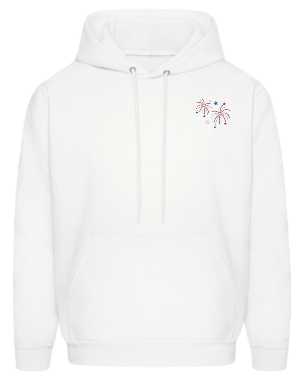 4 of July Fireworks Embroidery Design