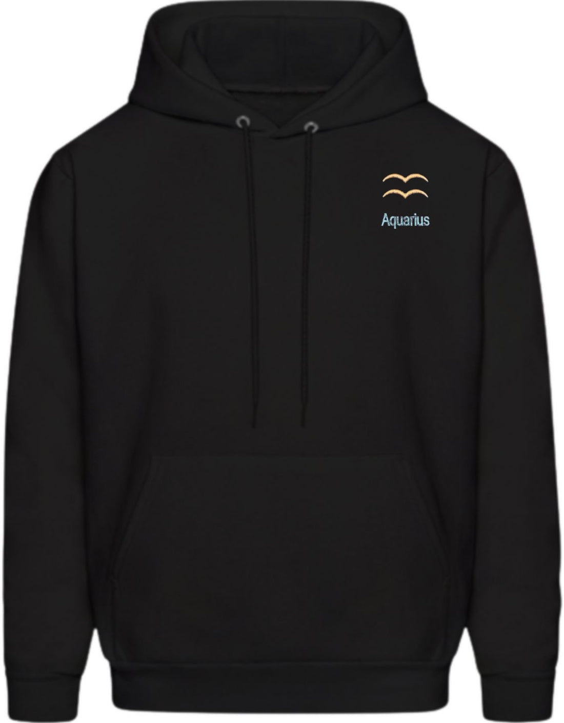 Aquarius Horescope Embroidery Hoodie