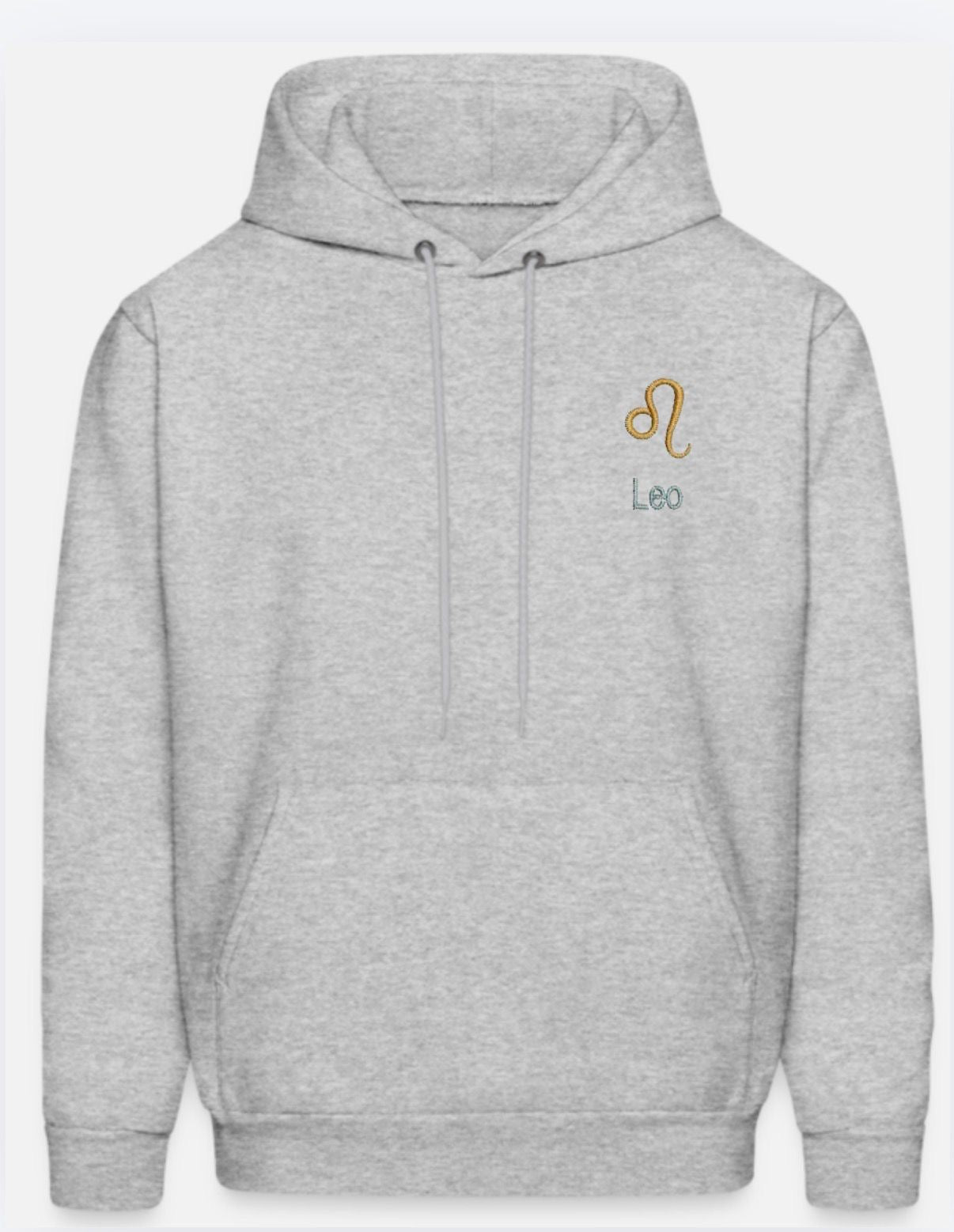Leo Horescope Embroidery Hoodie