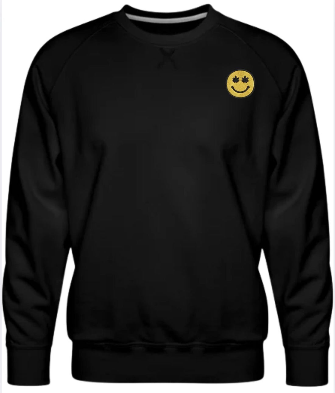 Yellow Smiley Embroidery Design