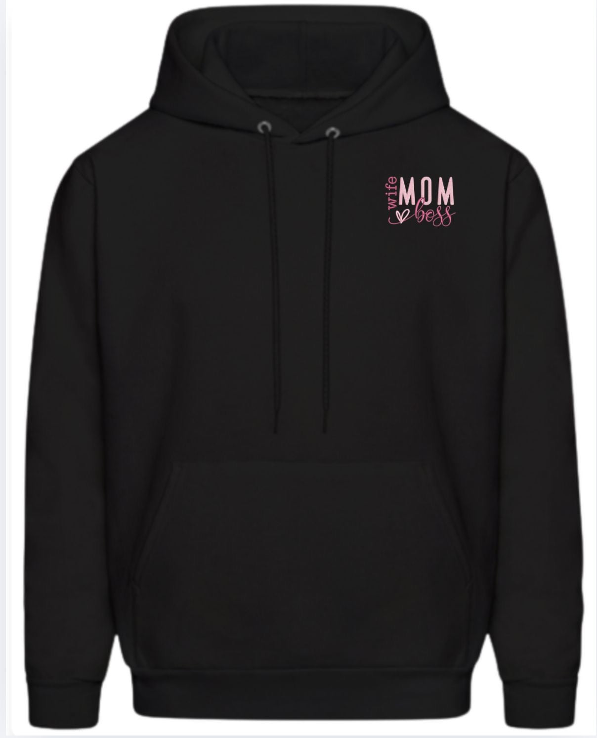 Wife, Mom and Boss Embroidery Design
