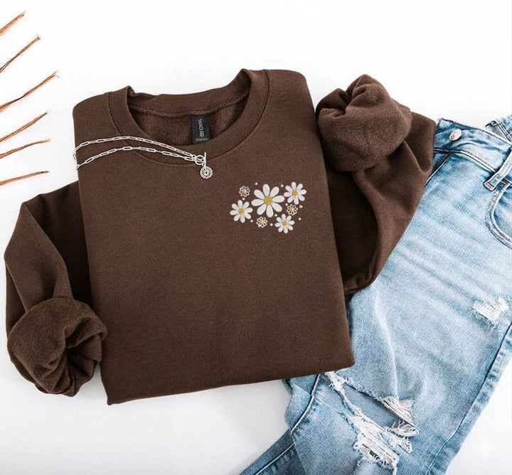 Daisy Flower Embroidery Design