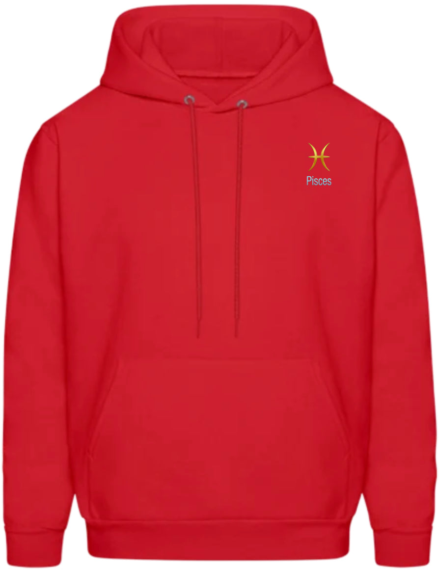 Pisces Horescope Embroidery Hoodie