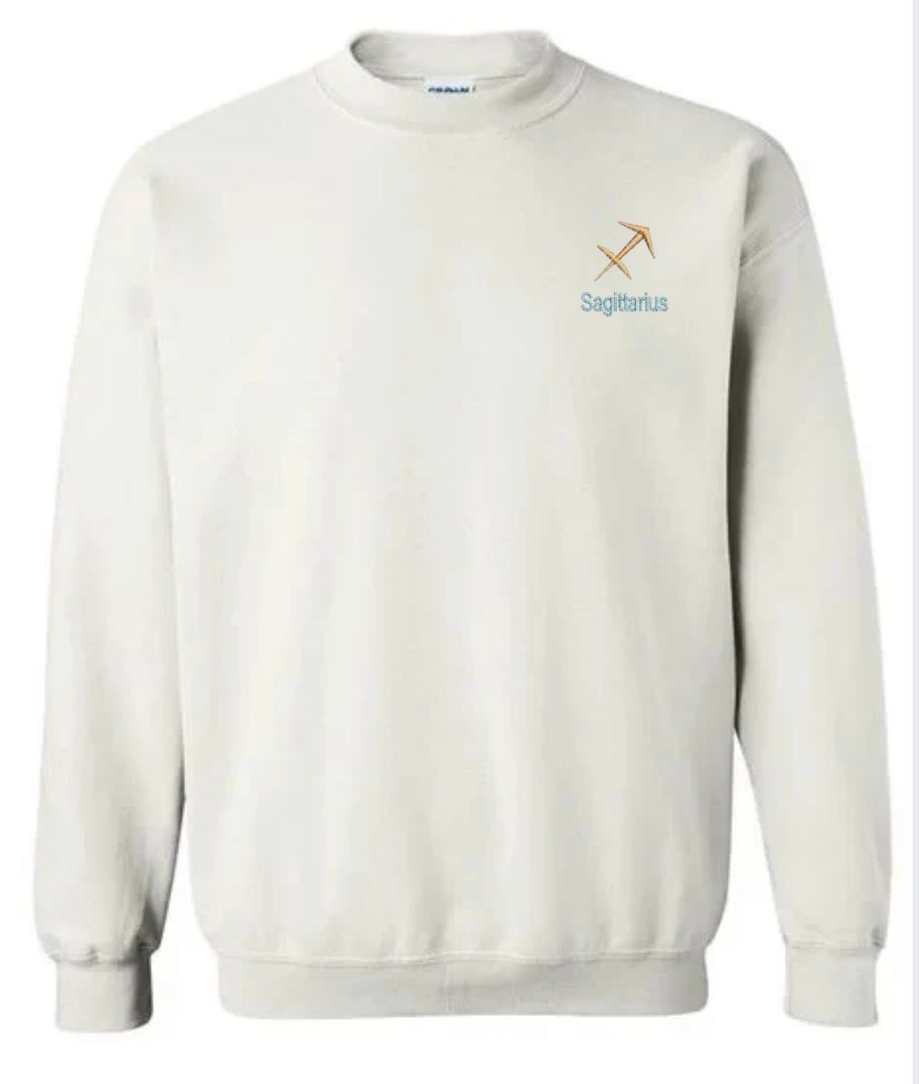 Sagittarius Horescope Embroidery Hoodie