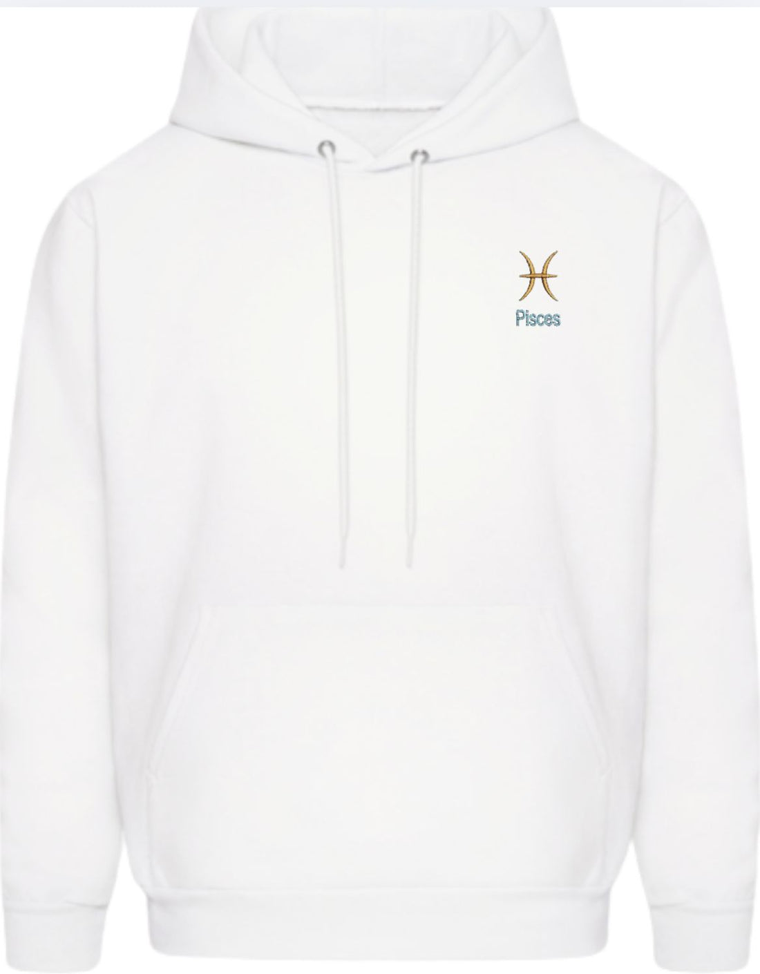 Pisces Horescope Embroidery Hoodie