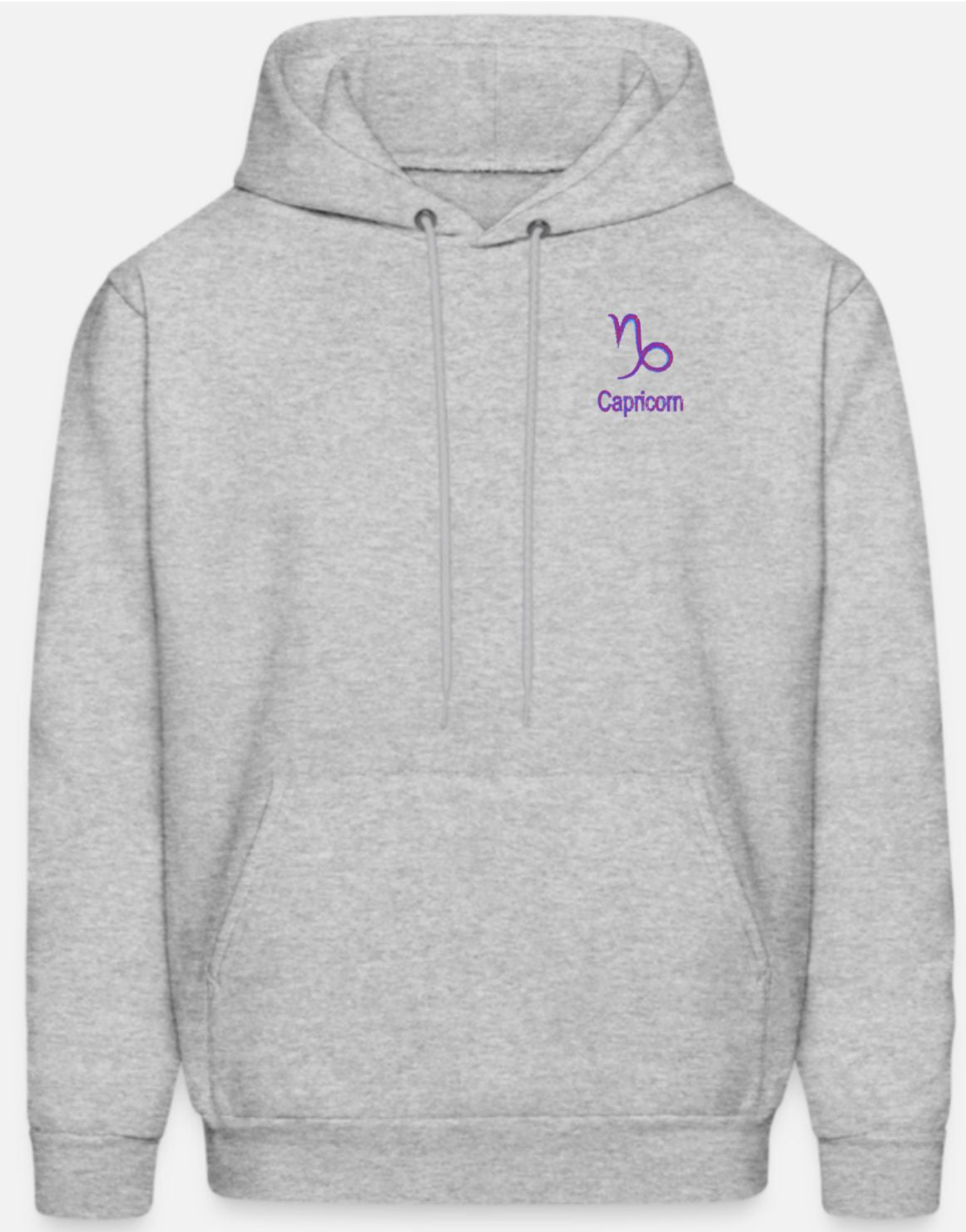Capricorn Horescope Embroidery Hoodie
