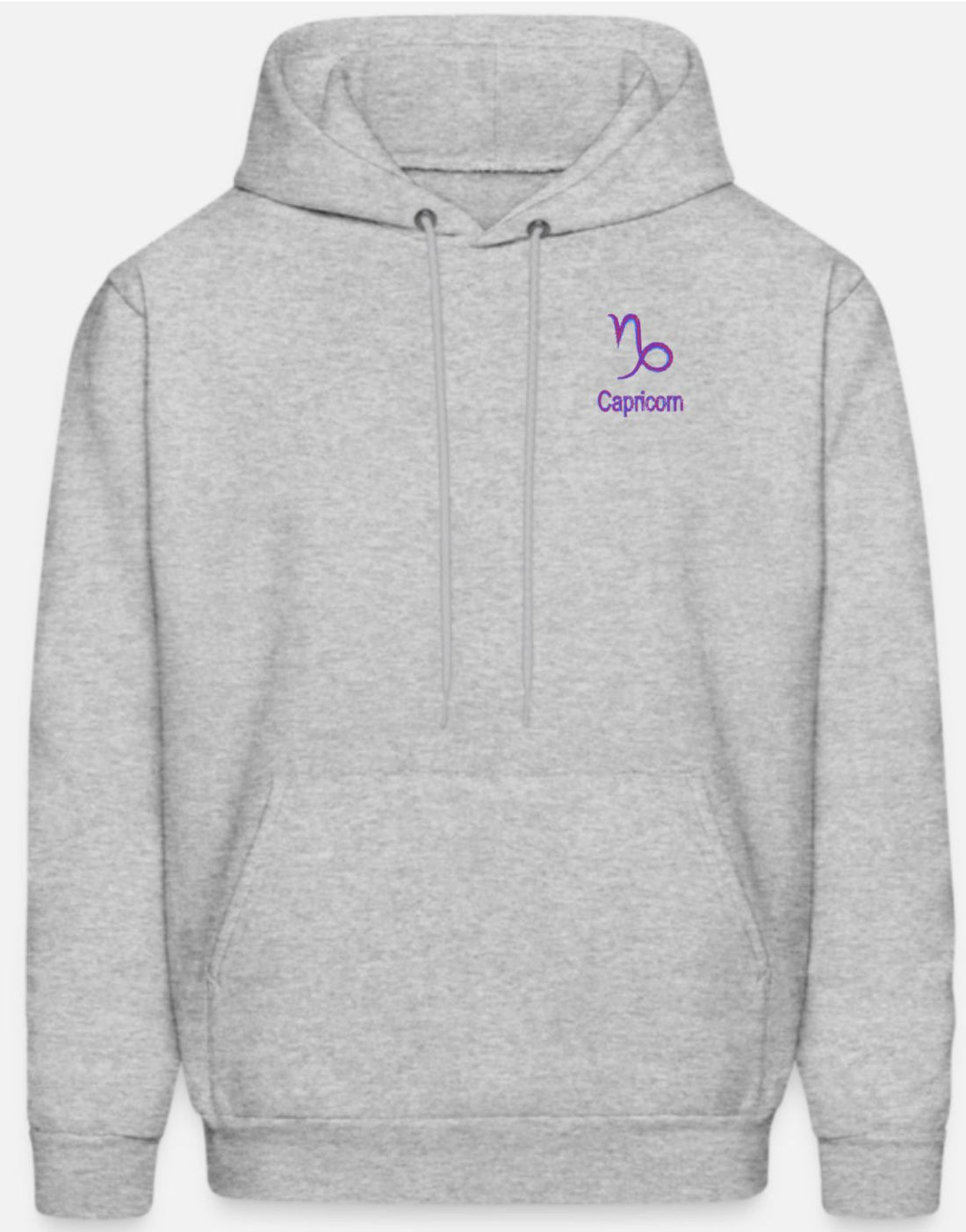 Capricorn Horescope Embroidery Hoodie