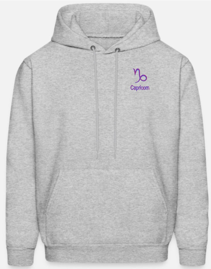 Capricorn Horescope Embroidery Hoodie