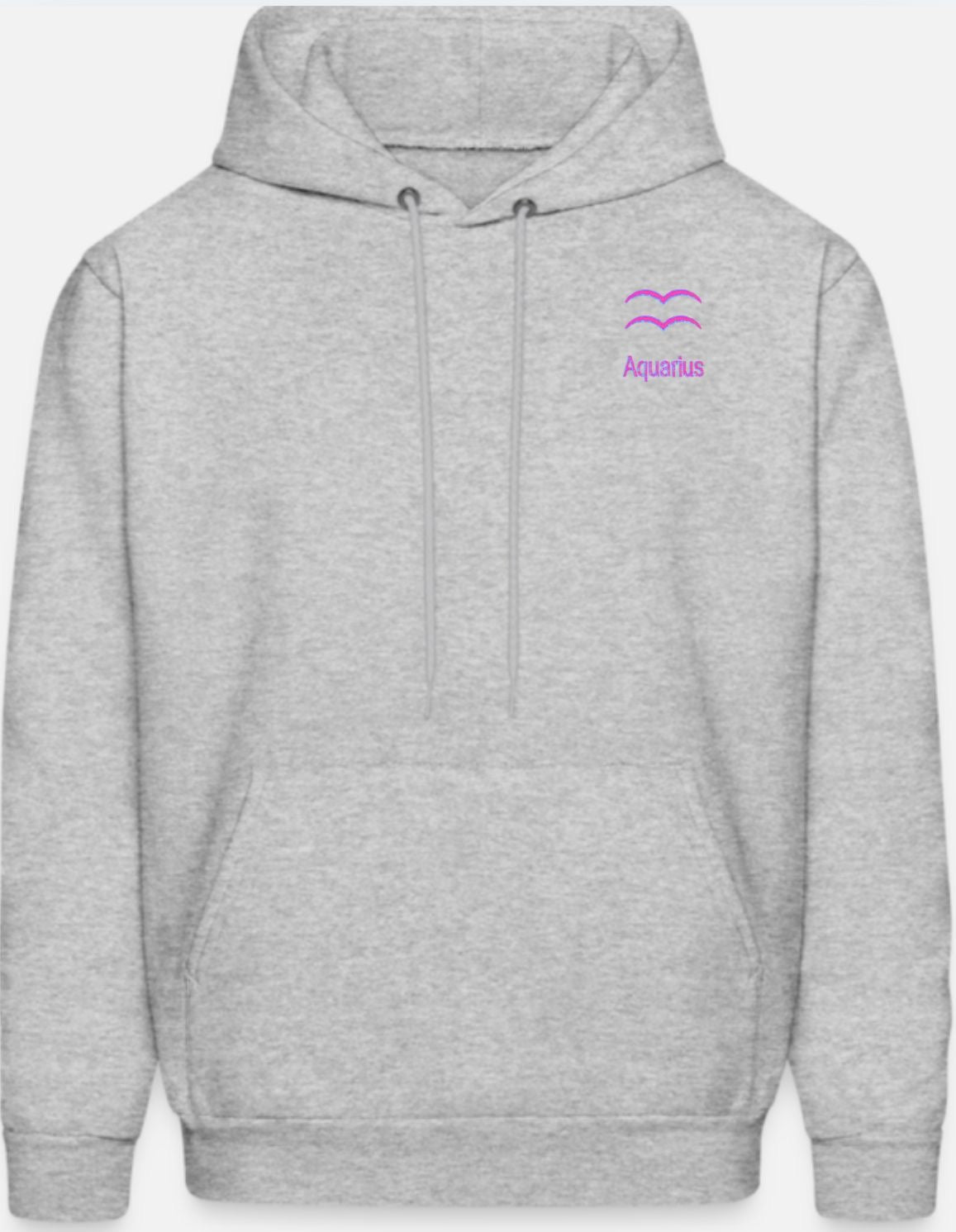 Aquarius Horescope Embroidery Hoodie