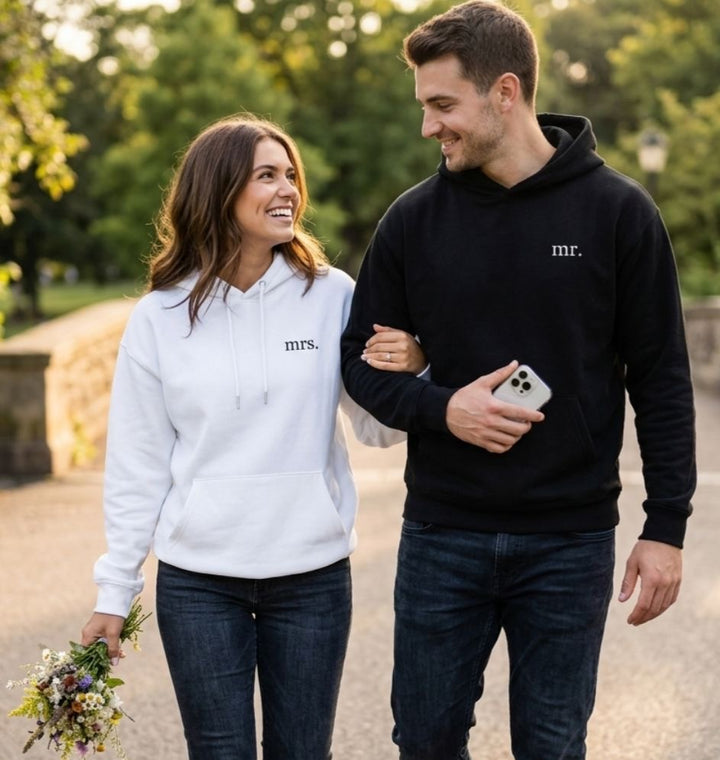 Mr. & Mrs. Embroidery Couple  design (Mrs. Edition )