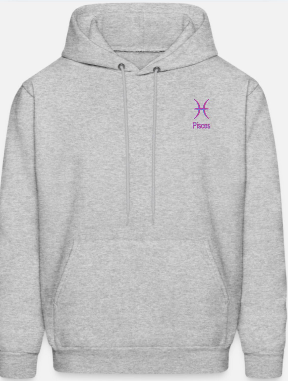 Pisces Horescope Embroidery Hoodie