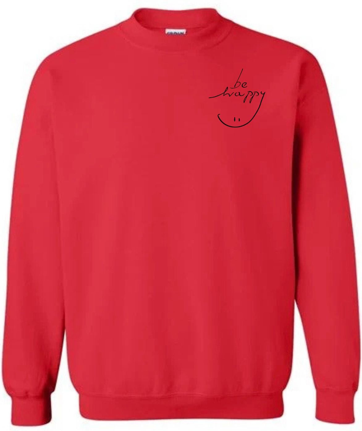 Be Happy Positive quote Embroidery Design