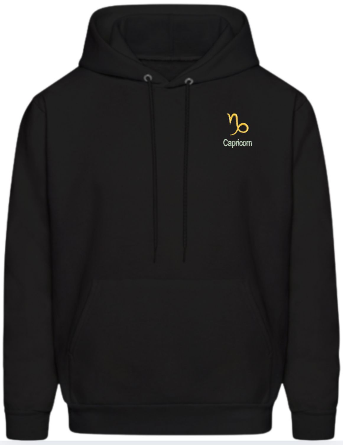 Capricorn Horescope Embroidery Hoodie