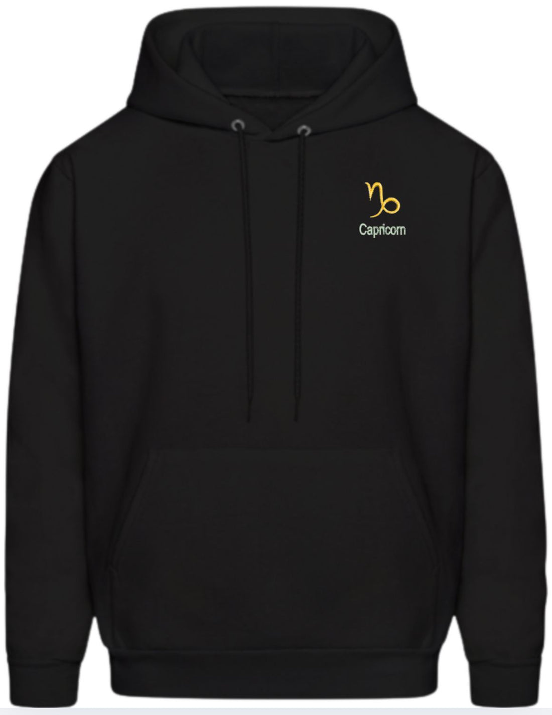 Capricorn Horescope Embroidery Hoodie