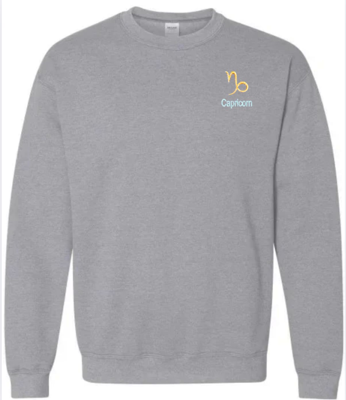 Capricorn Horescope Embroidery Hoodie