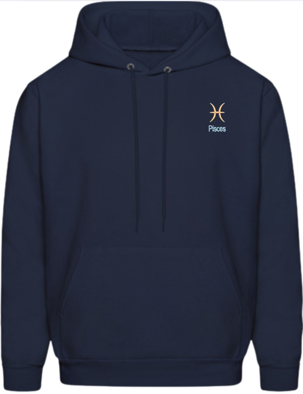Pisces Horescope Embroidery Hoodie