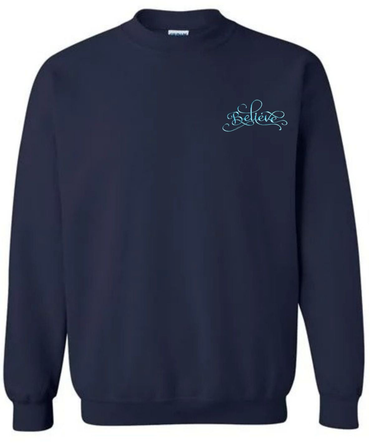 Believe Graphic Design Embroidery