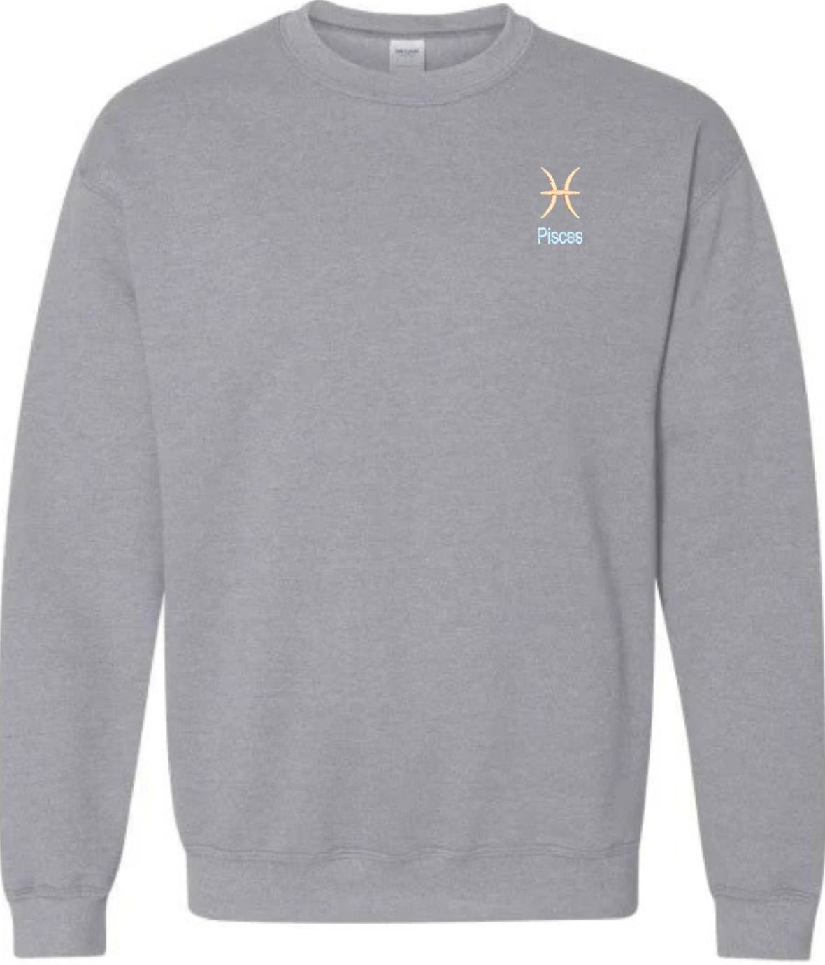 Pisces Horescope Embroidery Hoodie