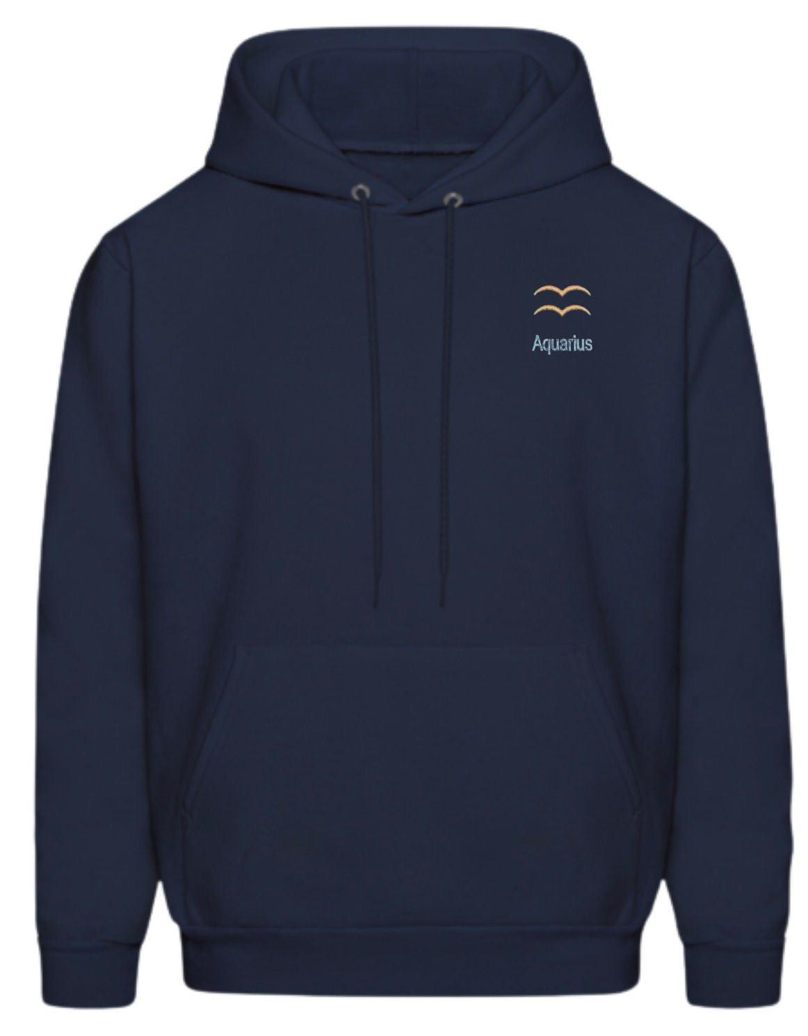 Aquarius Horescope Embroidery Hoodie