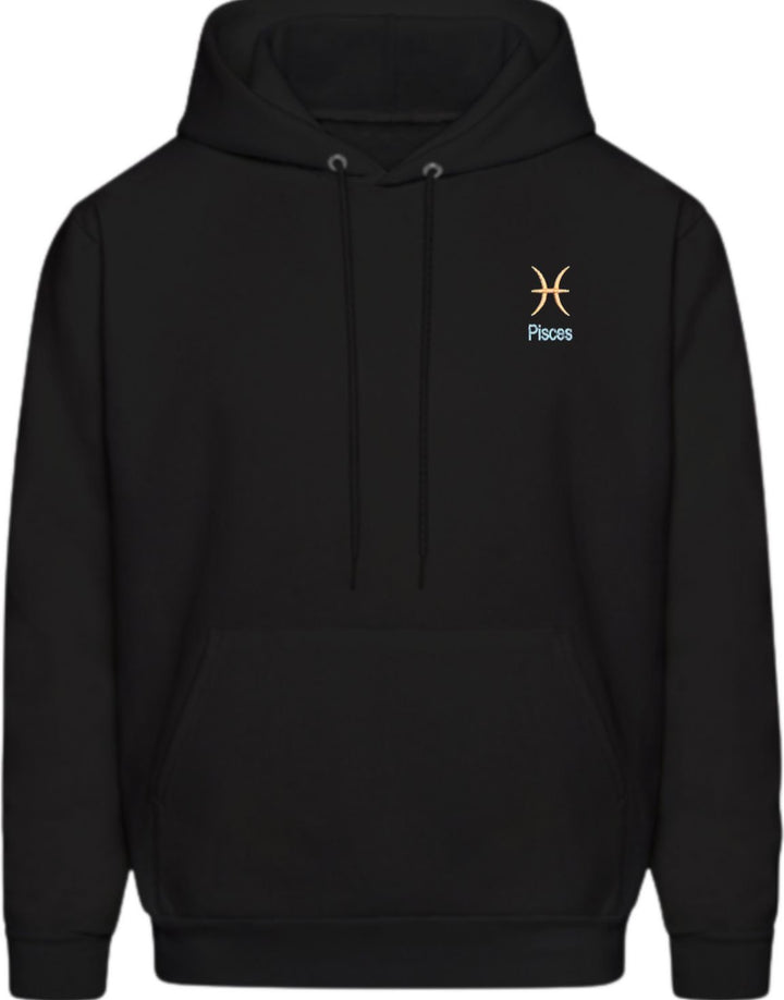 Pisces Horescope Embroidery Hoodie