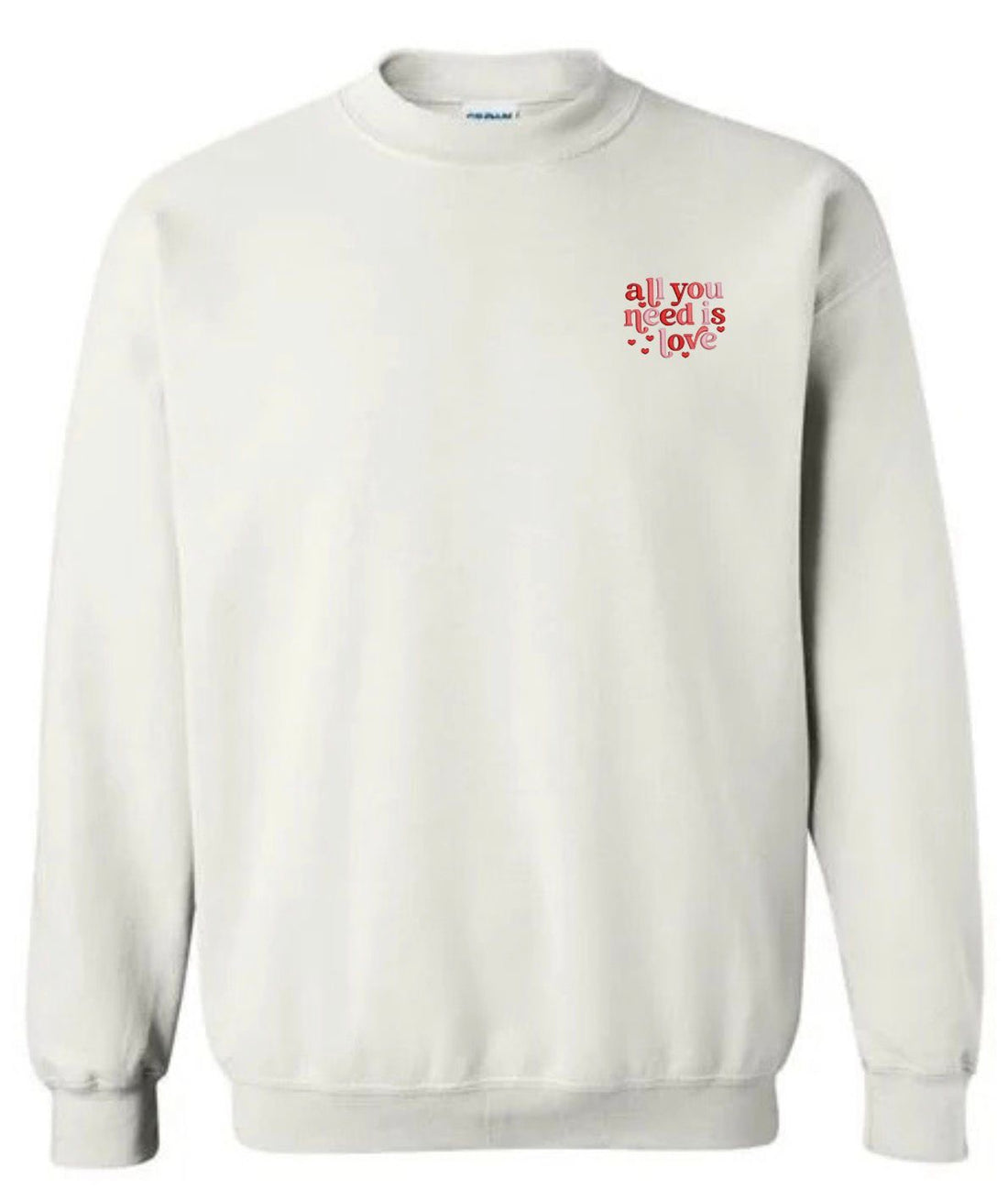All You Need Is Love Embroidery Design