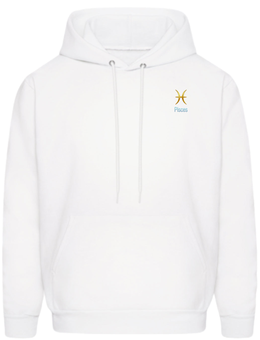 Pisces Horescope Embroidery Hoodie
