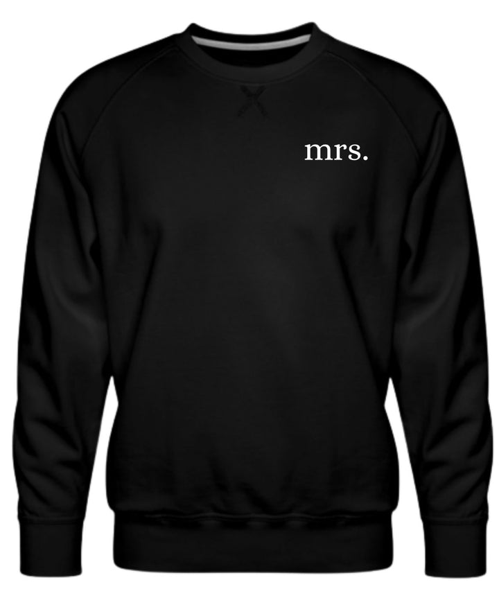 Mr. & Mrs. Embroidery Couple  design (Mrs. Edition )