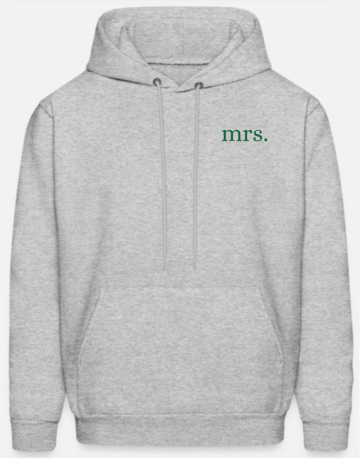 Mr. & Mrs. Embroidery Couple  design (Mrs. Edition )