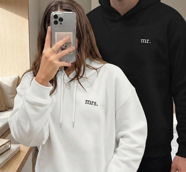 Mr. & Mrs. Embroidery Couple  design (Mrs. Edition )