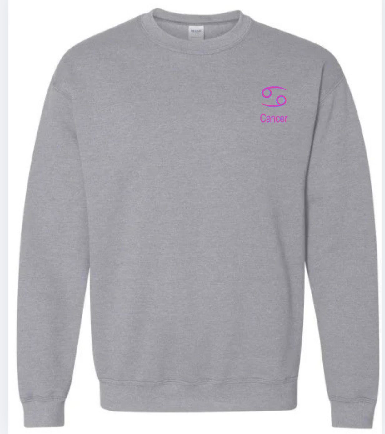 Cancer Horescope Embroidery Hoodie