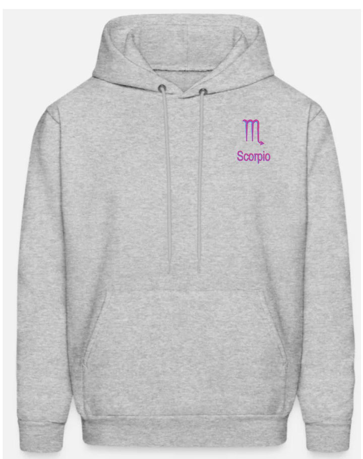 Scorpio Horescope Embroidery Hoodie