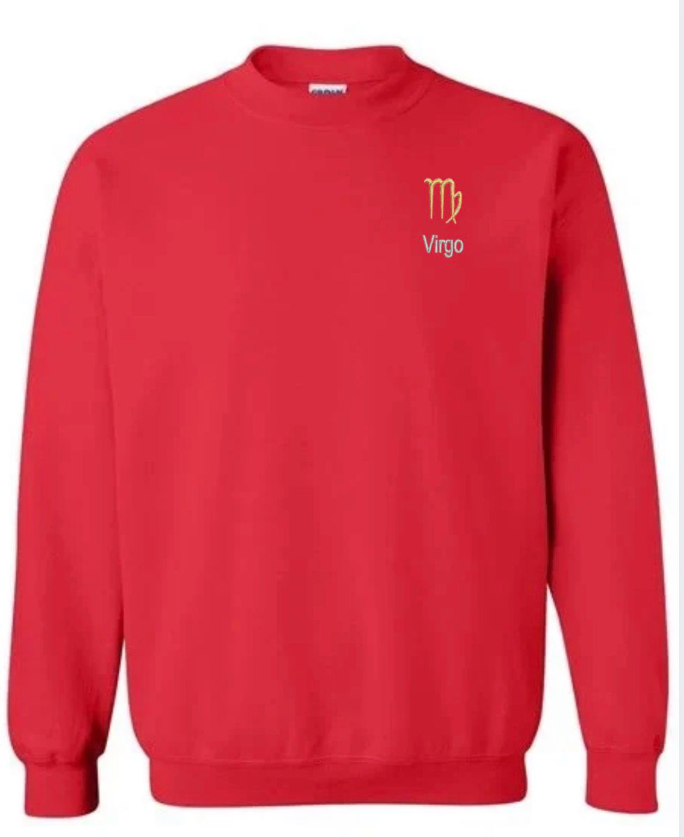 Virgo Horescope Embroidery Hoodie