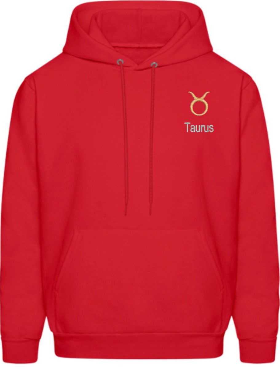 Taurus Horescope Embroidery Hoodie