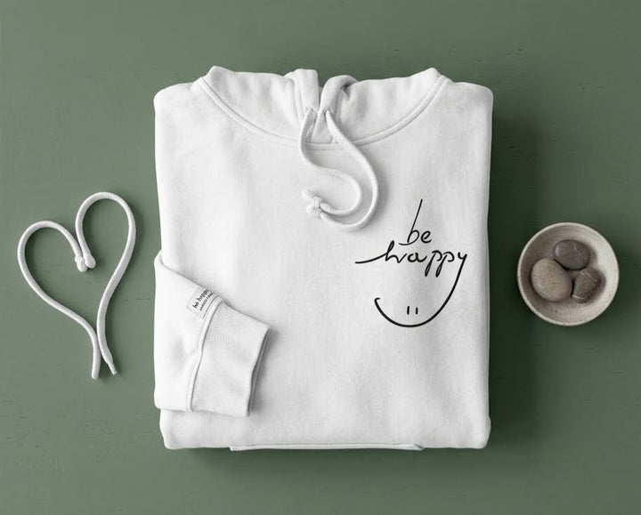 Be Happy Positive quote Embroidery Design