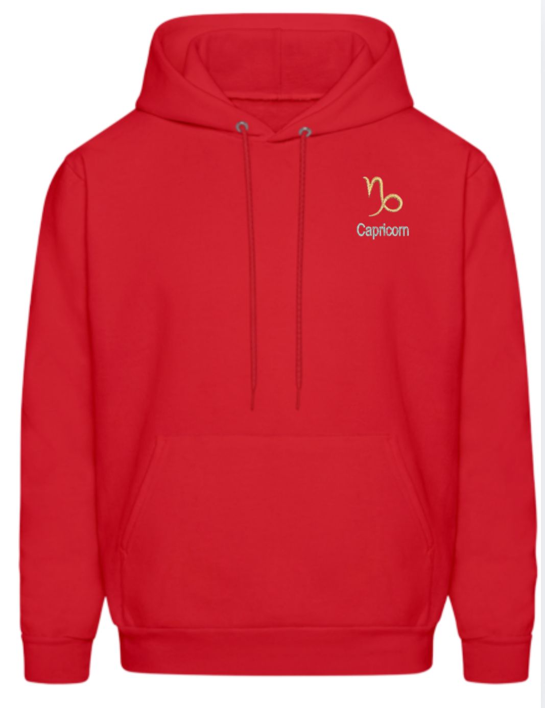 Capricorn Horescope Embroidery Hoodie