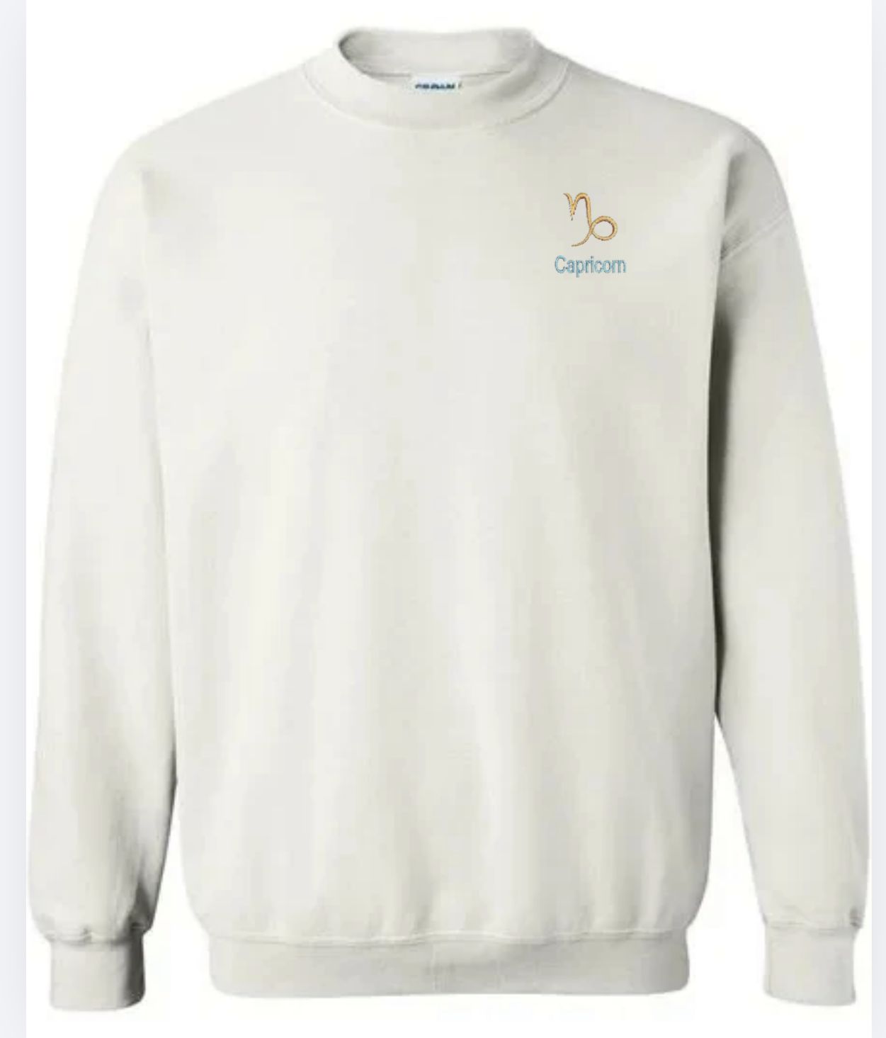 Capricorn Horescope Embroidery Hoodie