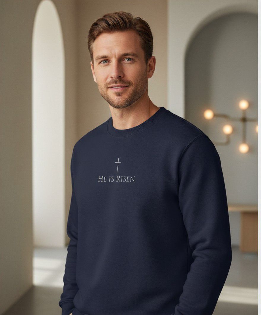 He is Risen Embroidery Design
